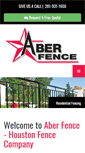 Mobile Screenshot of aberfence.com